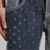Rock Revival Patchwork Flag Rider-Jeans