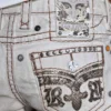 Rock Revival smutsiga minishorts med nitar
