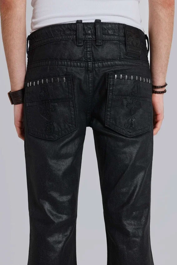 Rock Revival Staple Wax Bootcut-Jeans