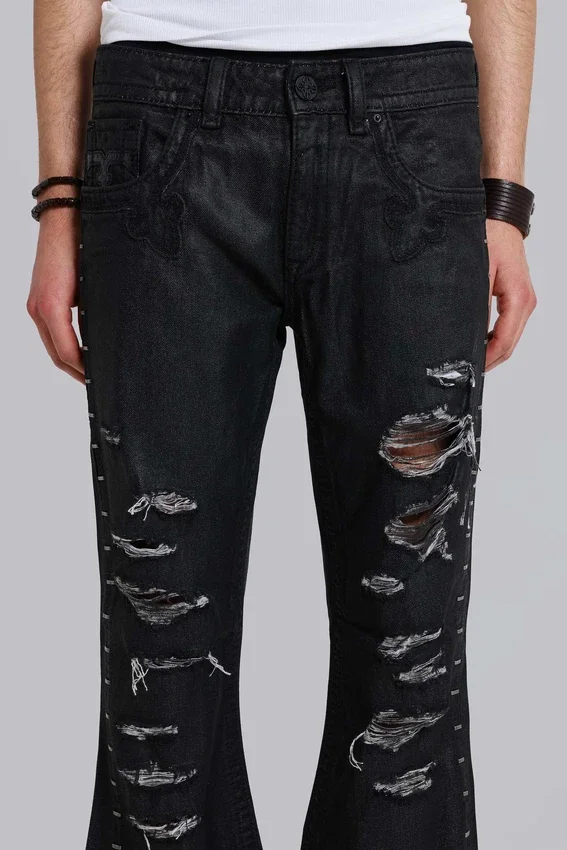 Rock Revival Staple Wax Bootcut-Jeans