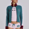 Rosa fotbollsminishorts nr 13