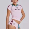 Rosa fotbollströja för bebisar nr 13