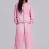 Rosa sportiga, baggy Monster Joggers