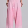 Rosa sportiga, baggy Monster Joggers