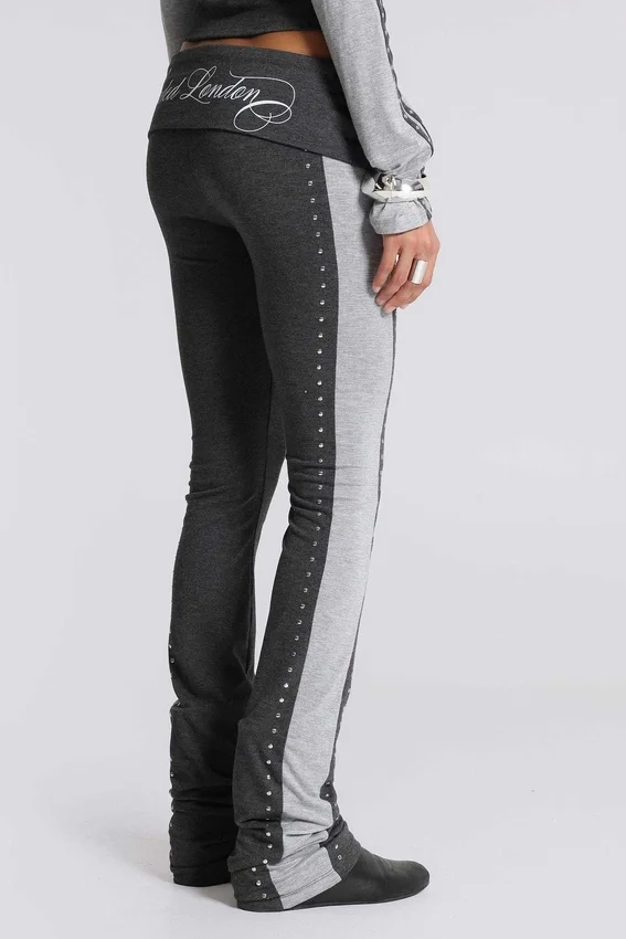 Rynna sportiga byxor med vikbar midja och bootcut-passform