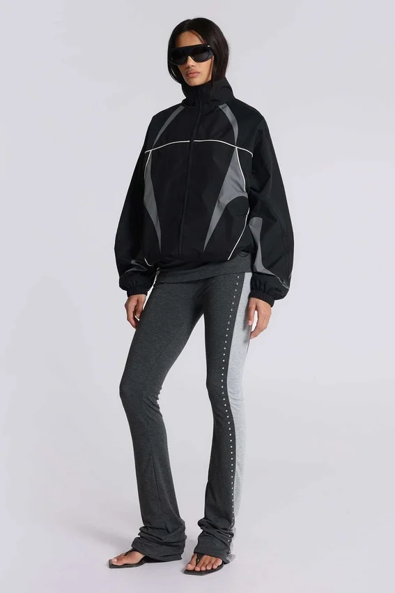 Rynna sportiga byxor med vikbar midja och bootcut-passform