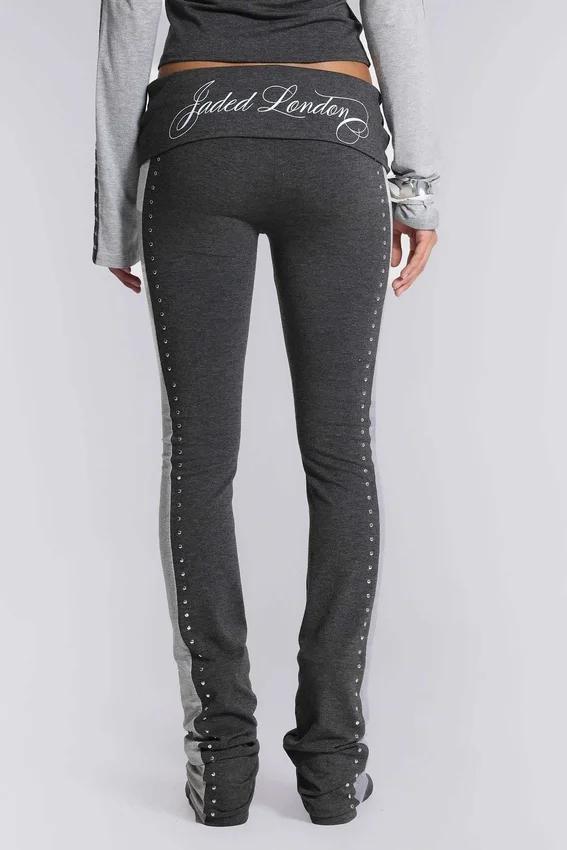 Rynna sportiga byxor med vikbar midja och bootcut-passform