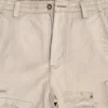 Sandfärgade cargoshorts