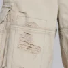 Sandfärgade cargoshorts