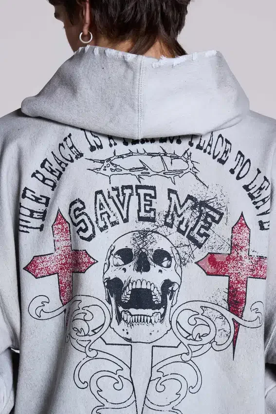 Save Me Oversized-hoodie