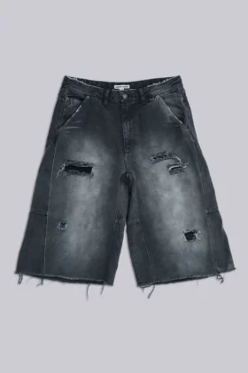 Skate-slitna snickarshorts