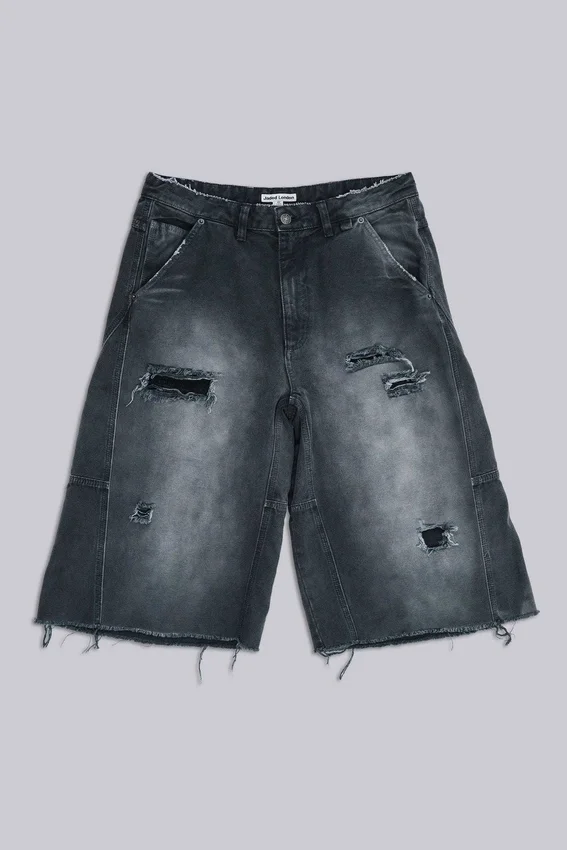 Skate-slitna snickarshorts