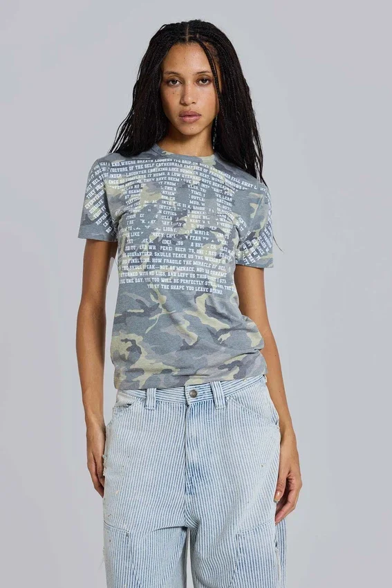 Skull Camo-T-shirt