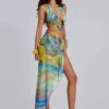 Soleila draperad maxikjol