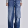 Sonic-Jeans i vintageblå tvätt