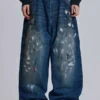 Splatter Cinch Carpenter-Jeans