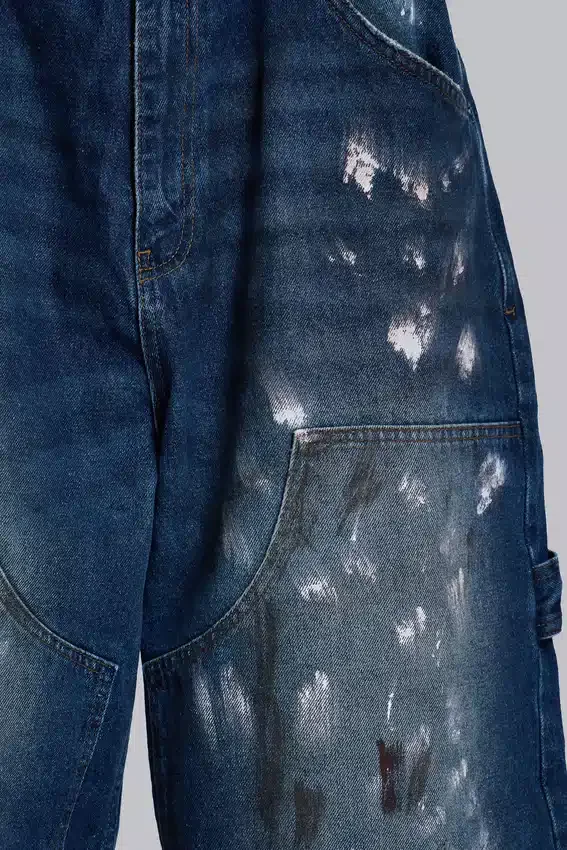 Splatter Cinch Carpenter-Jeans
