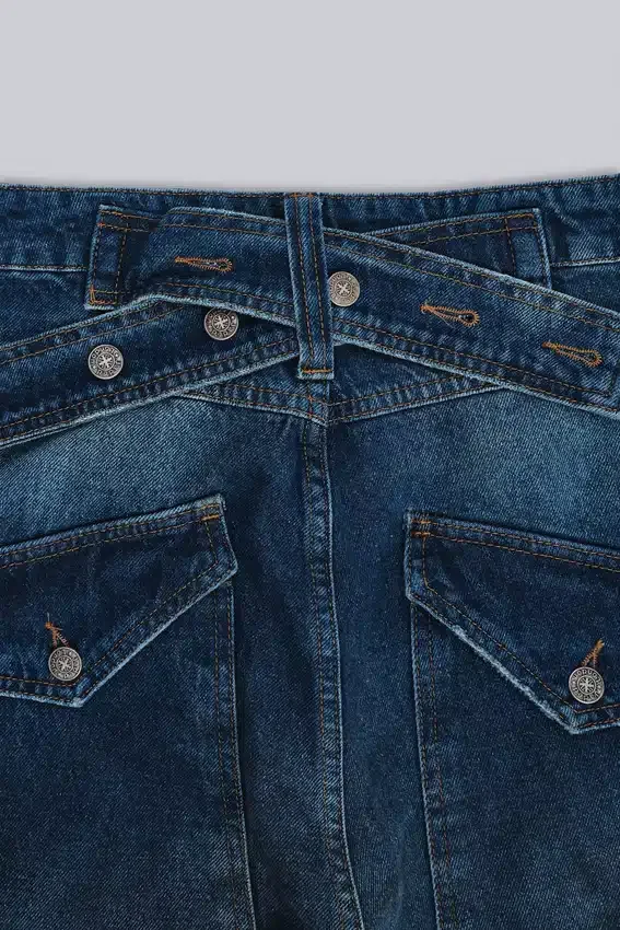 Splatter Cinch Carpenter-Jeans