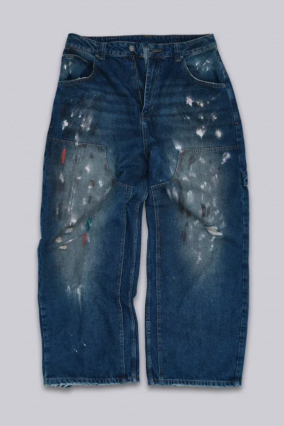 Splatter Cinch Carpenter-Jeans