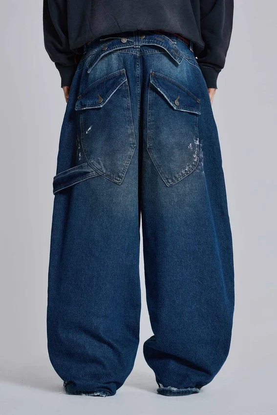 Splatter Cinch Carpenter-Jeans