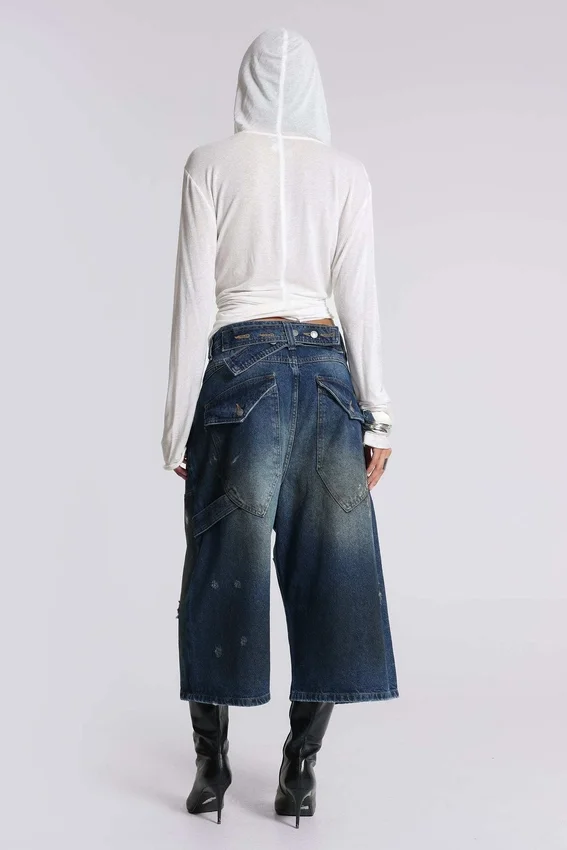 Splatter Crop XL Carpenter-Jeans