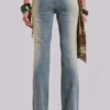 Strap Up-jeans i stonewash