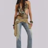 Strap Up-jeans i stonewash