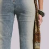 Strap Up-jeans i stonewash