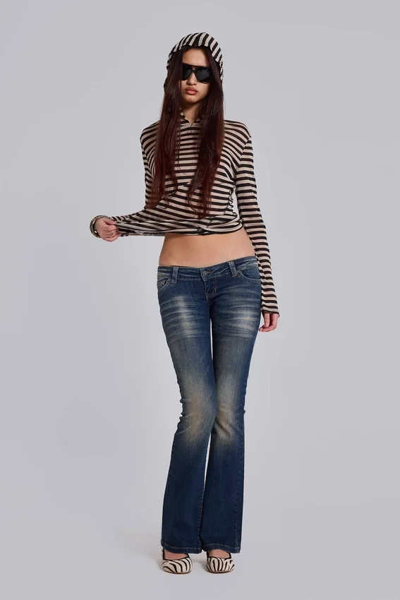 Stripe Mist-hoodie