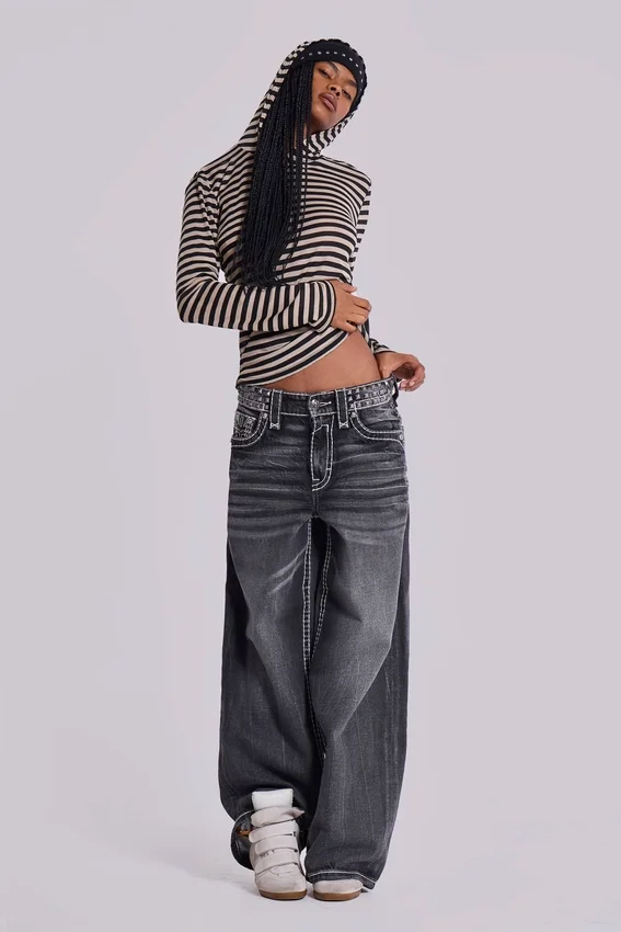 Stripe Mist-hoodie
