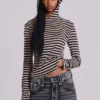 Stripe Mist-hoodie