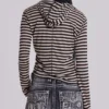 Stripe Mist-hoodie