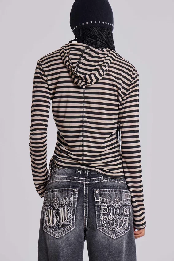 Stripe Mist-hoodie