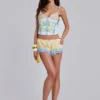 Sugar-minishorts i satin och spets