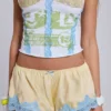 Sugar-minishorts i satin och spets