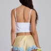 Sugar-minishorts i satin och spets