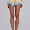 Sugar-minishorts i satin och spets