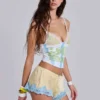 Sugar-minishorts i satin och spets