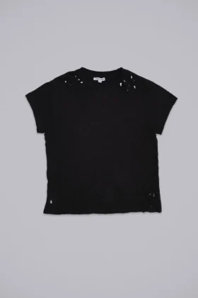 Svart Bite-T-shirt
