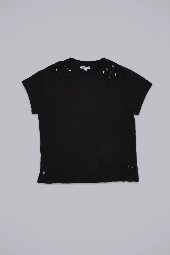 Svart Bite-T-shirt