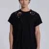 Svart Bite-T-shirt