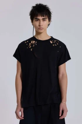Svart Bite-T-shirt