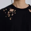 Svart Bite-T-shirt