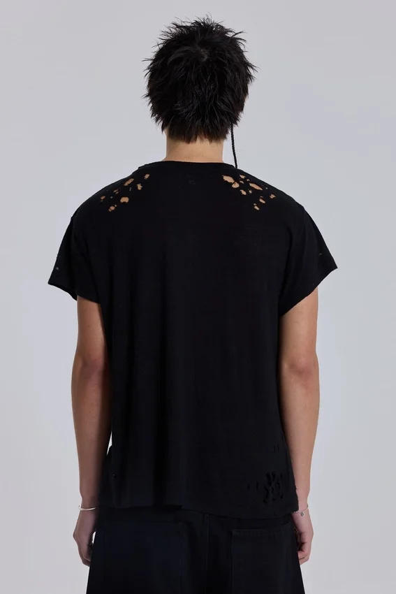 Svart Bite-T-shirt