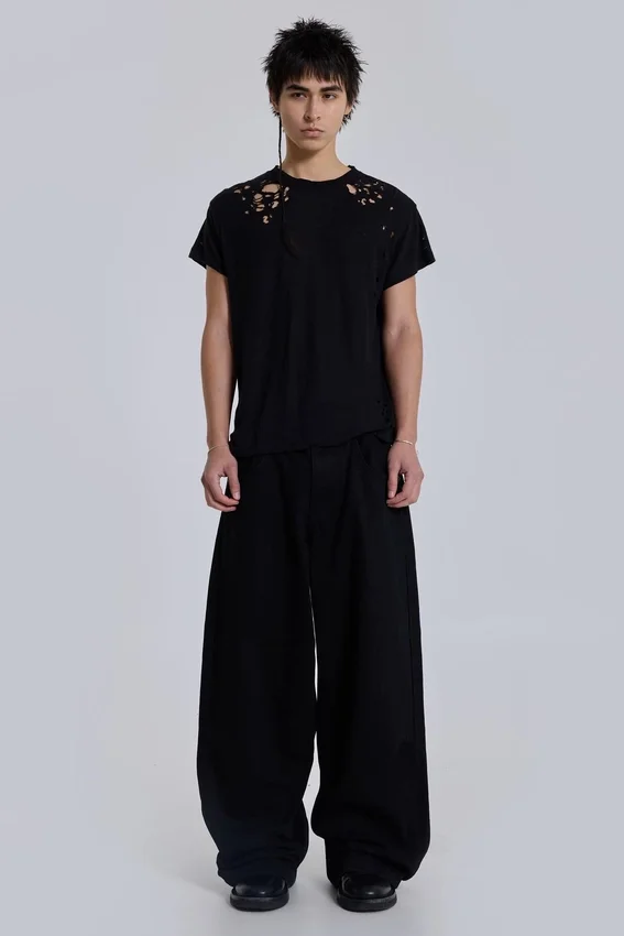 Svart Bite-T-shirt