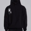 Svart Devoted Patch-hoodie