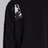 Svart Devoted Patch-hoodie