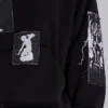 Svart Devoted Patch-hoodie