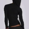 Svart Haze Henley-toppar