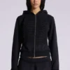 Svart Military Monster Hoodie